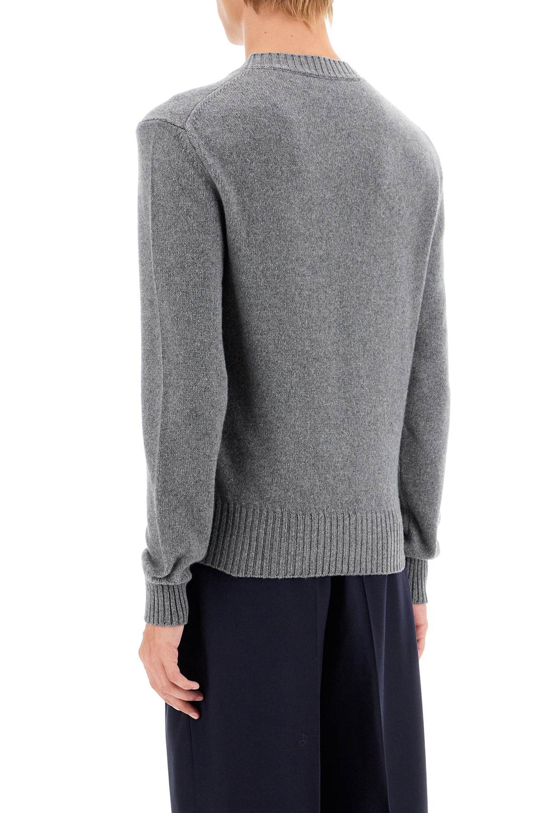 Pullover Girocollo In Cashmere