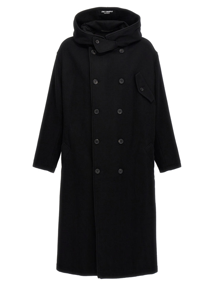 M-W Front Hooded Trench E Impermeabili Nero