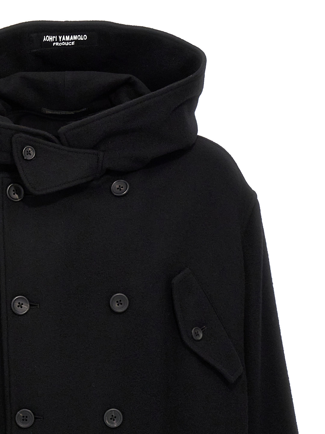 M-W Front Hooded Trench E Impermeabili Nero