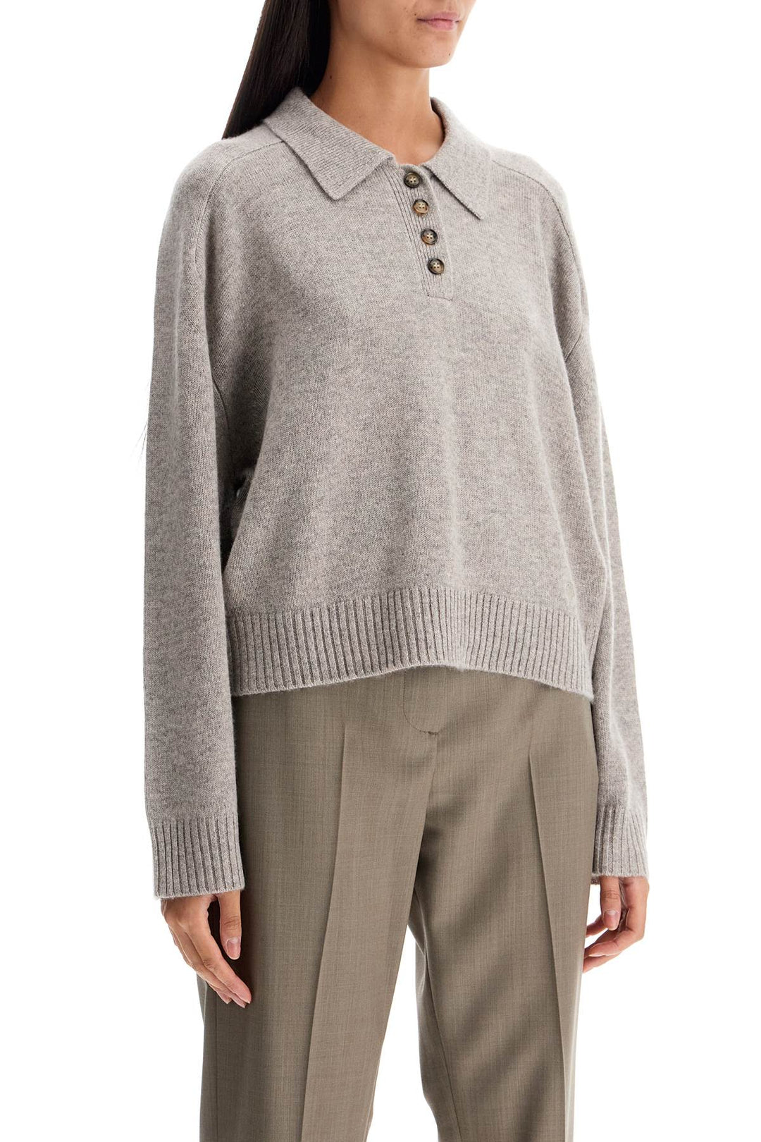 Pullover Polo In Cashmere Homere