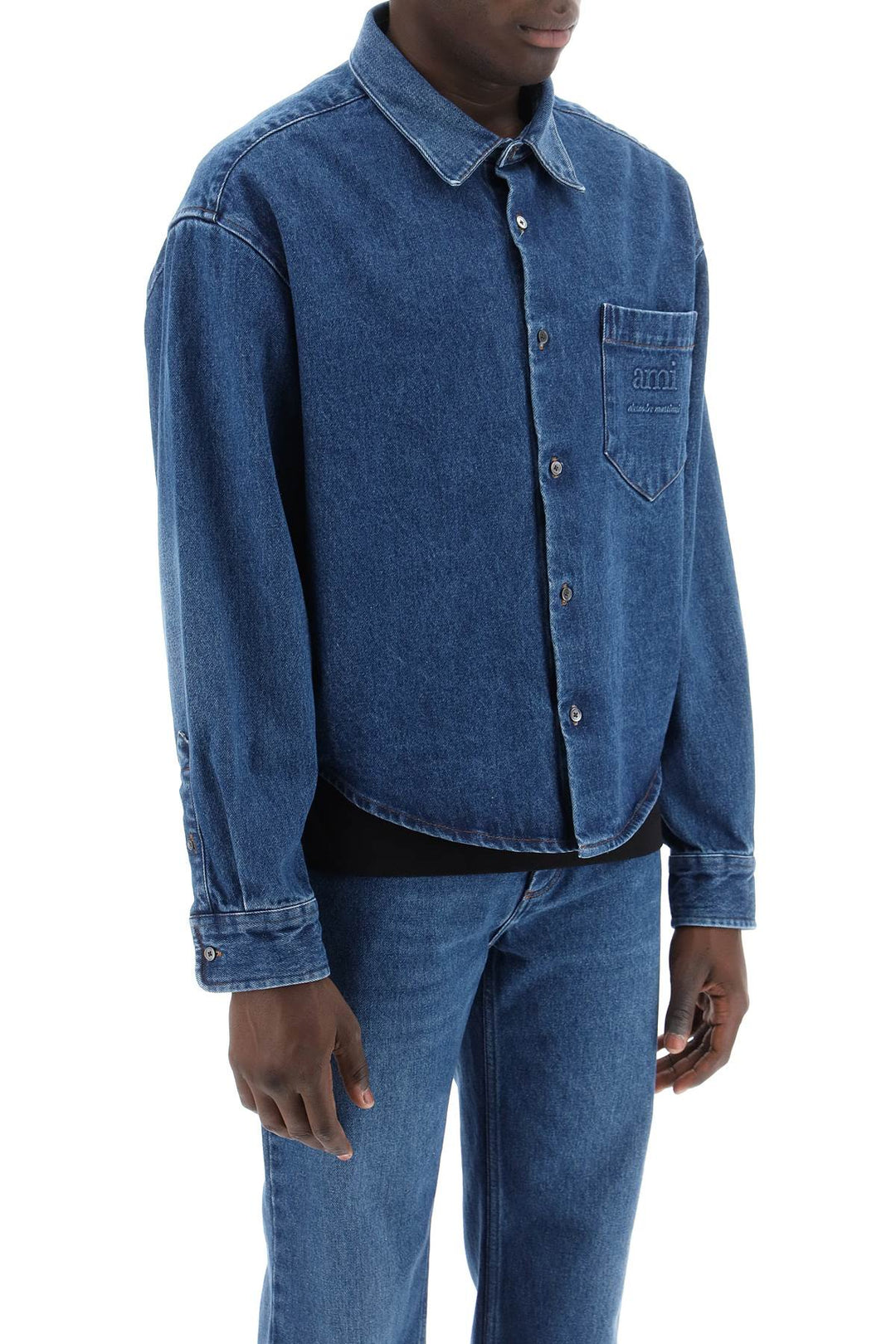 Oveshirt Boxy In Denim