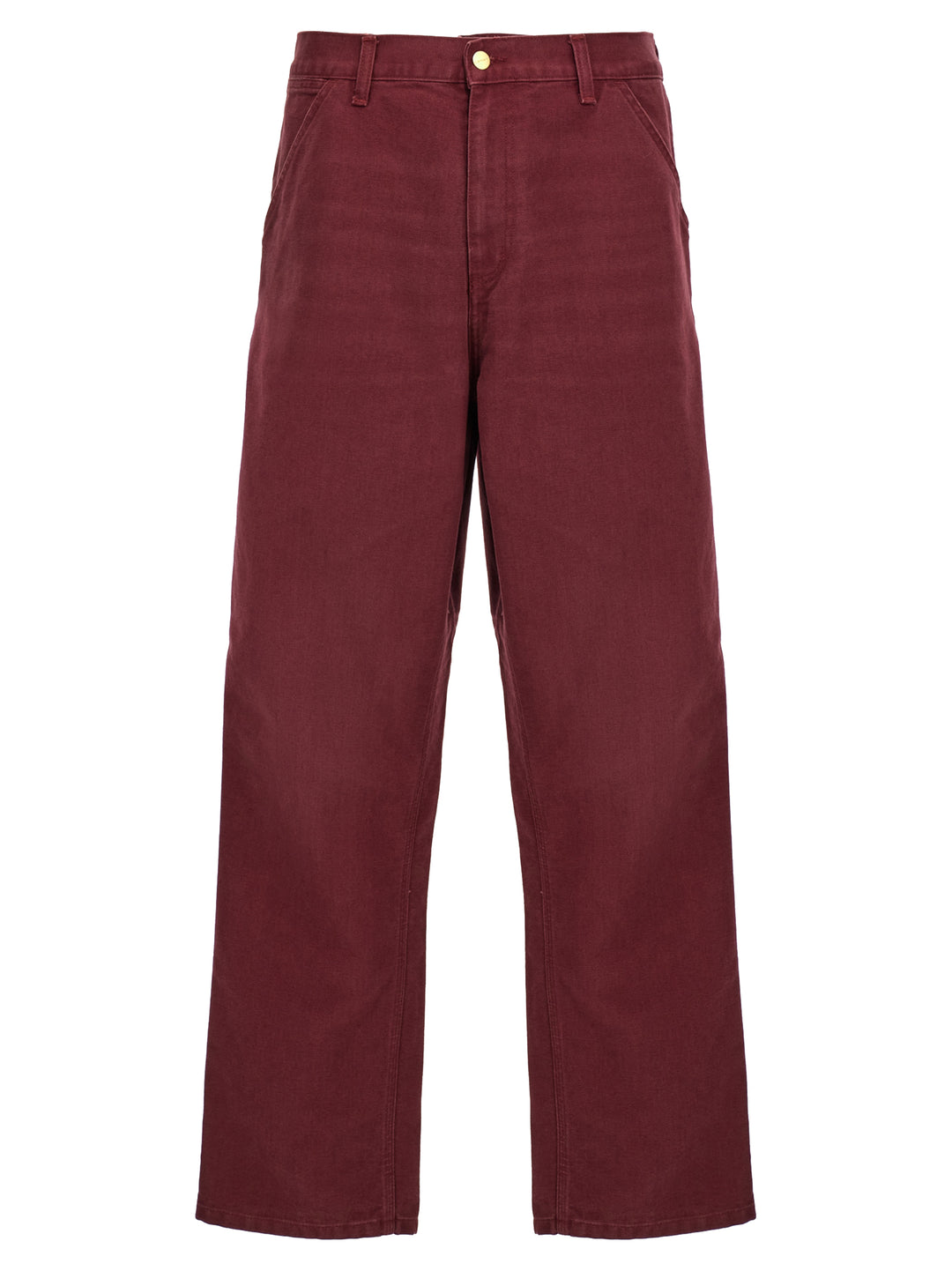 Single Knee Pantaloni Bordeaux