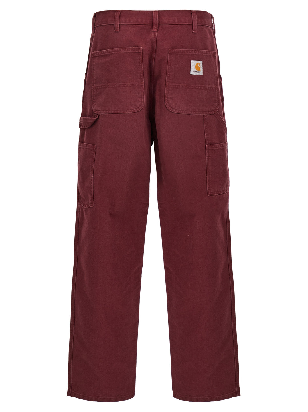 Single Knee Pantaloni Bordeaux