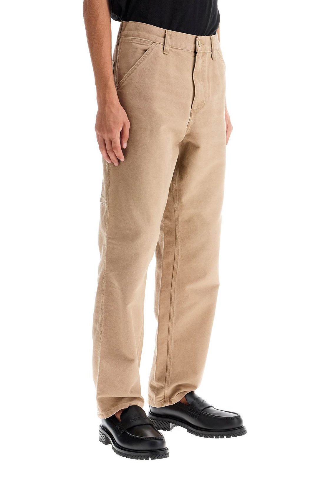 Pantaloni In Canvas Single Knee