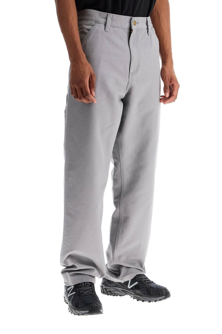 Pantaloni In Canvas Single Knee