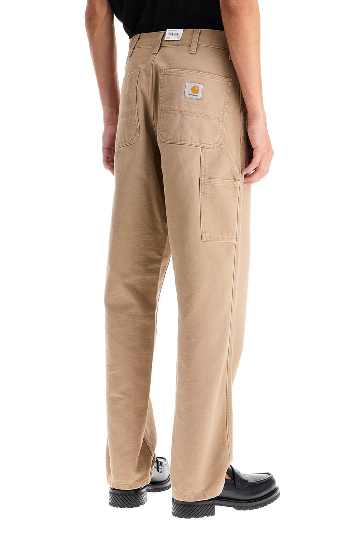 Pantaloni In Canvas Single Knee