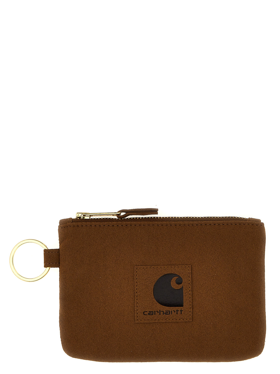 Logo Suede Wallet Portafogli Marrone