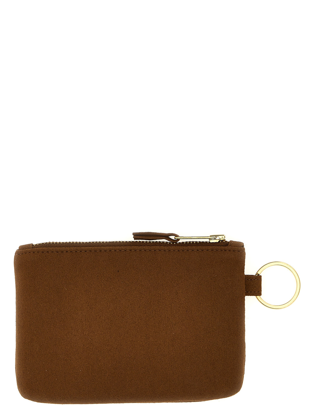 Logo Suede Wallet Portafogli Marrone