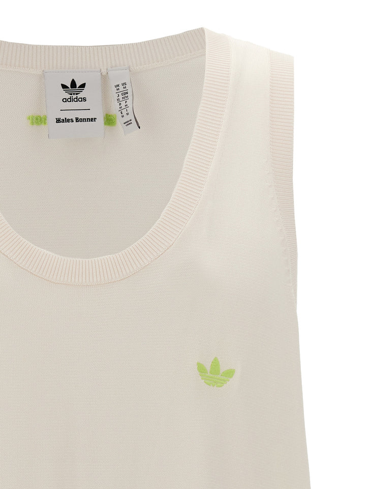 Adidas Originals X Wales Bonner Tank Top Top Bianco