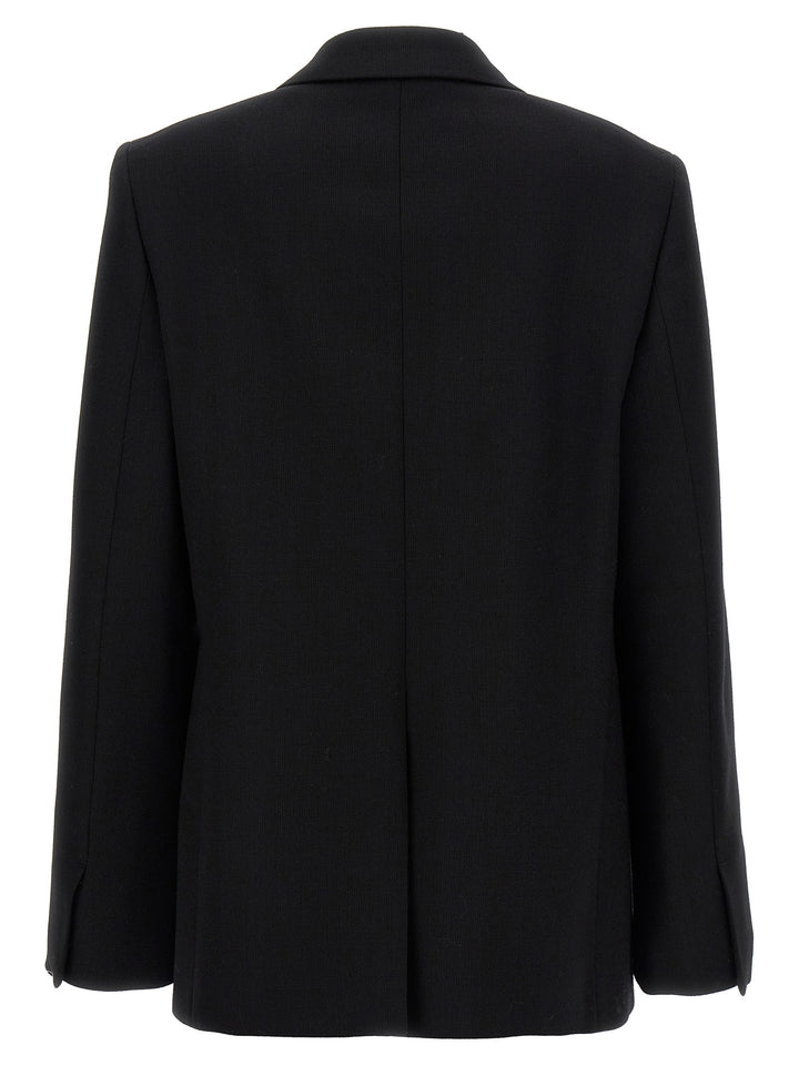 Tailored Single-Breasted Blazer Blazer And Suits Nero