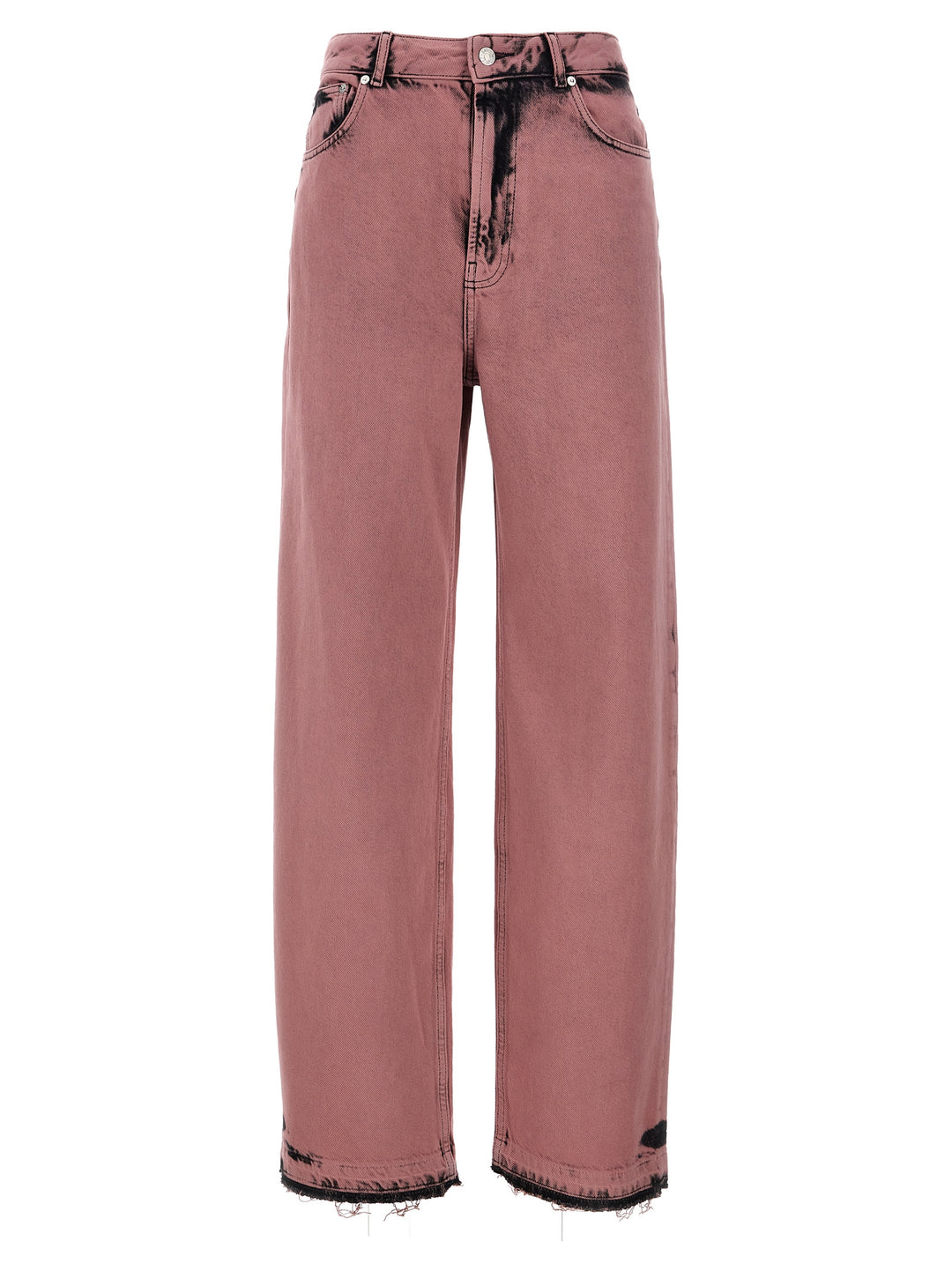 Tie-Dye Effect Jeans Rosa