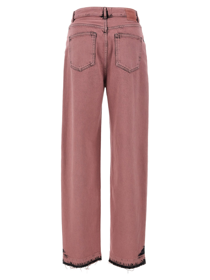 Tie-Dye Effect Jeans Rosa