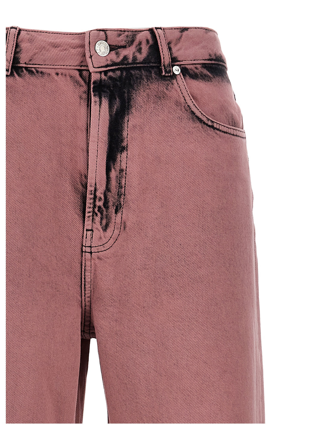 Tie-Dye Effect Jeans Rosa