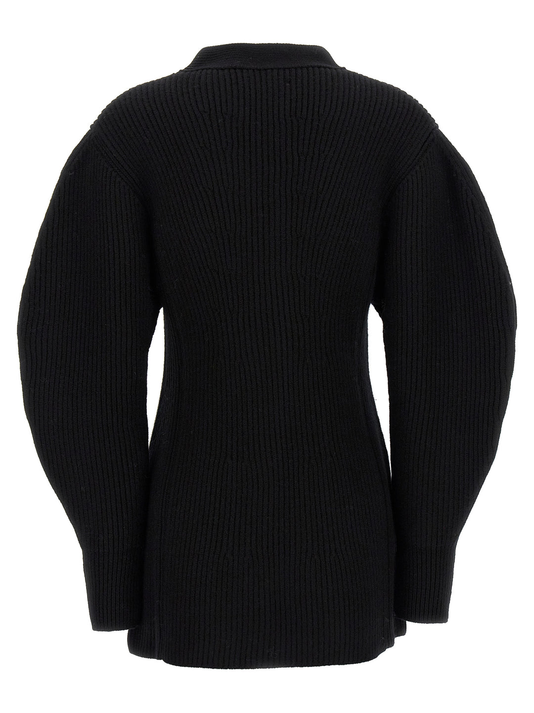 Ribbed Cardigan Maglioni Nero