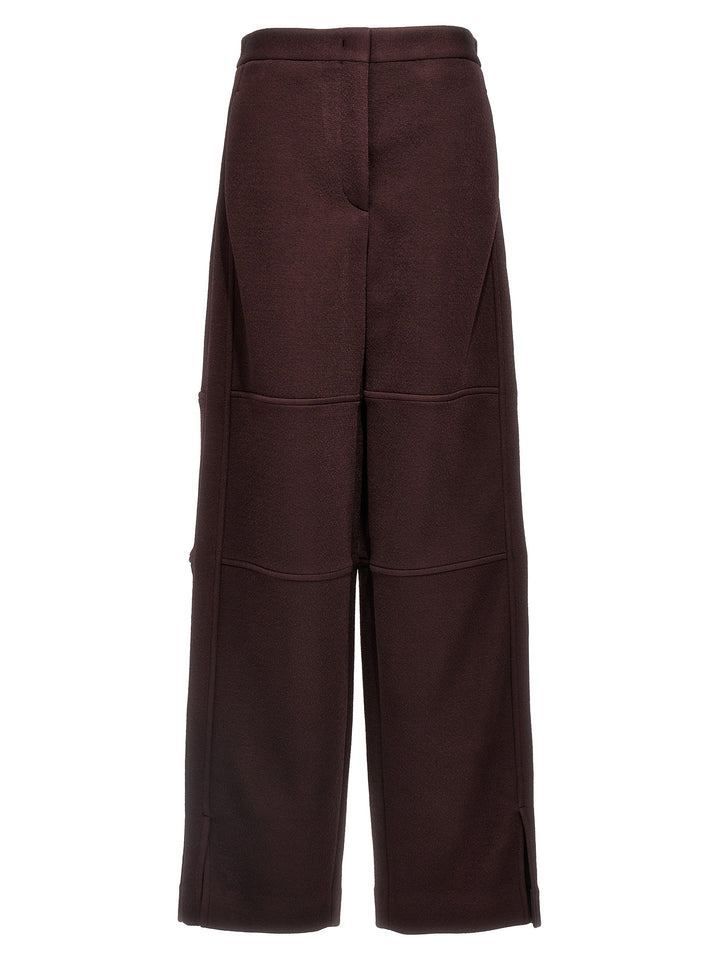 Viscose Blend Pantaloni Viola