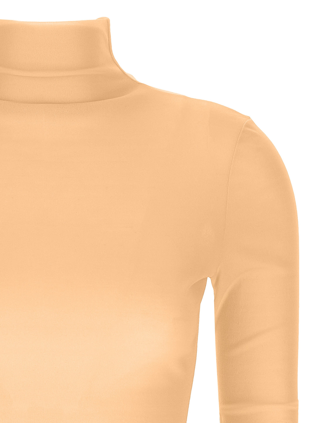 Silk Turtleneck Top Top Rosa