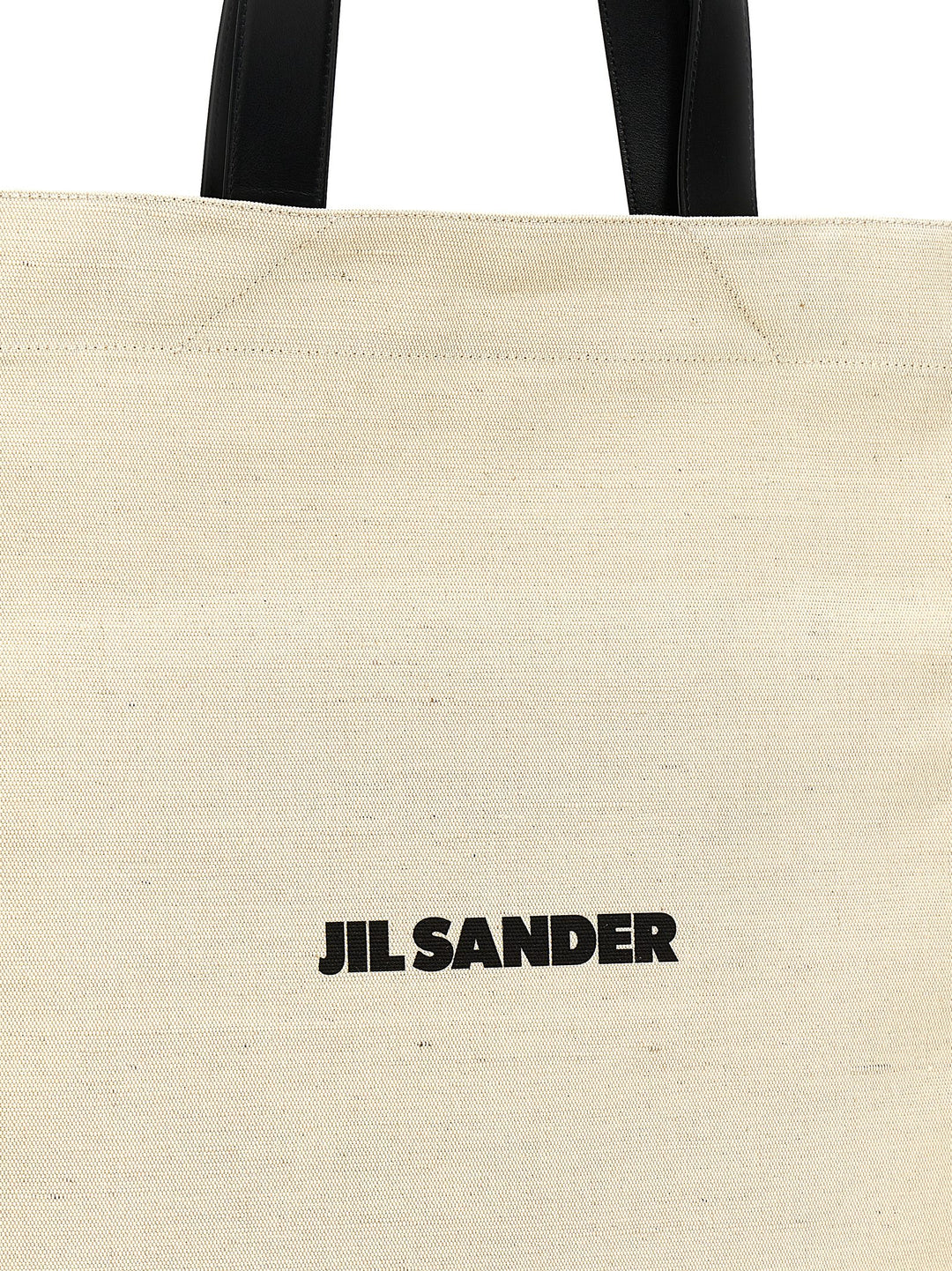 Flat Tote Bianco/Nero