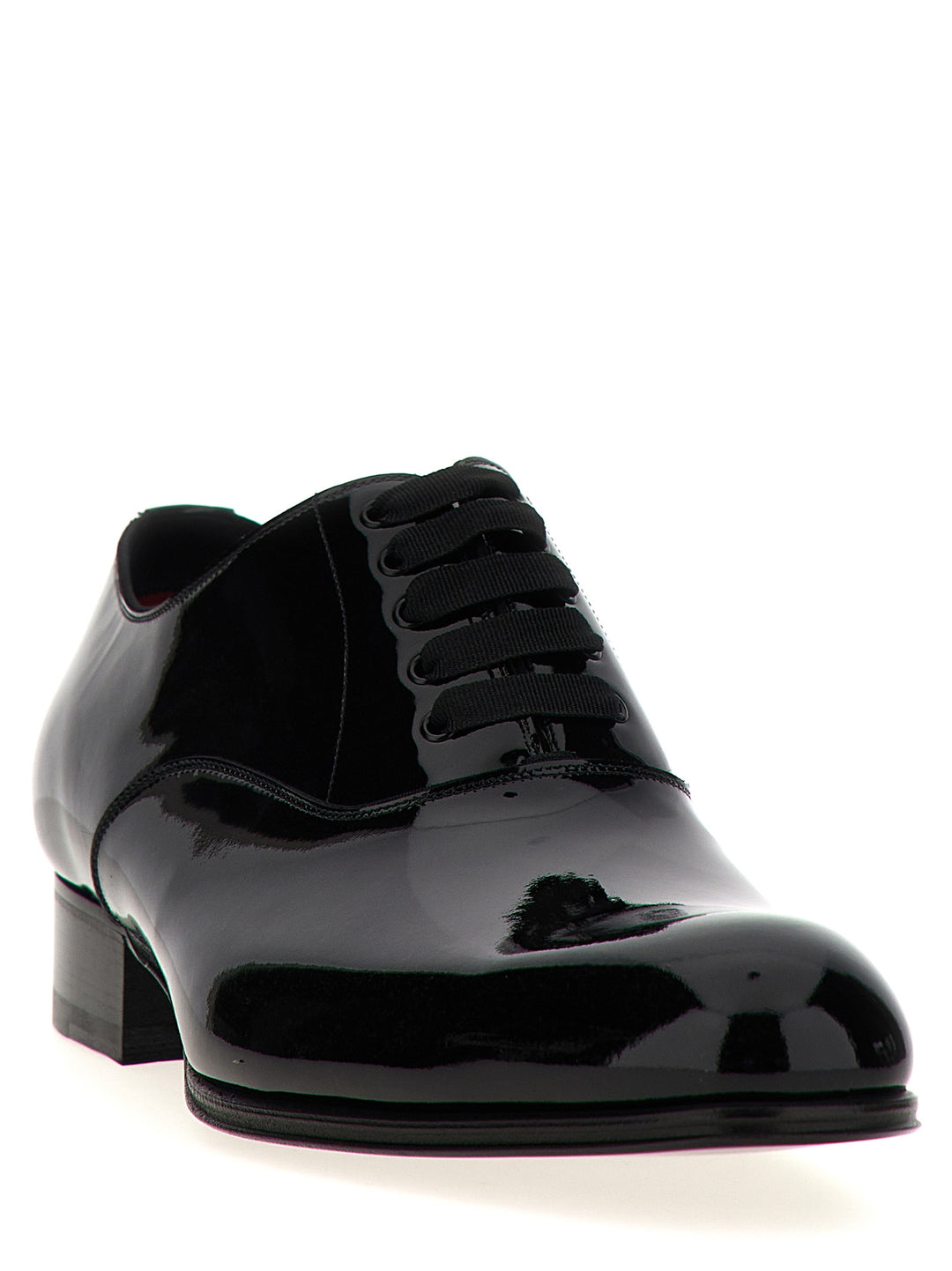 Patent Leather Stringate Nero