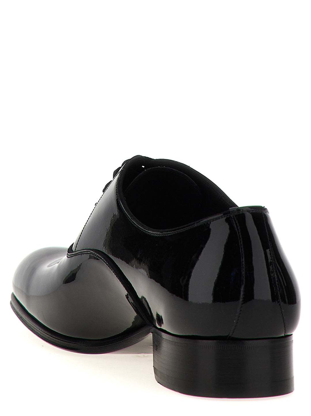 Patent Leather Stringate Nero