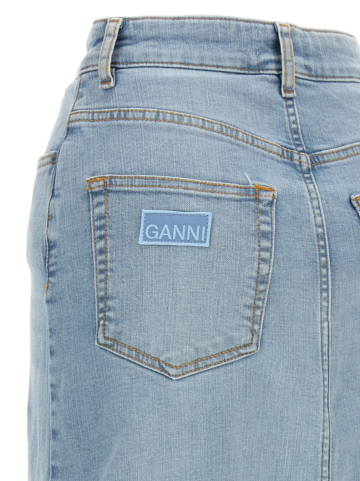 Denim Skirt Gonne Celeste