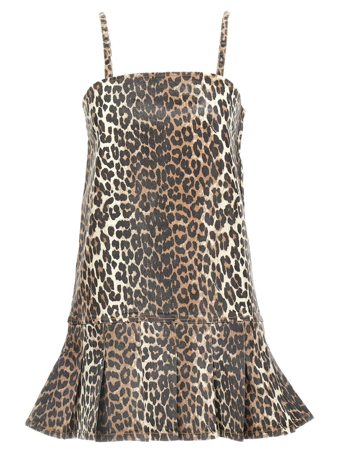 Leopard Mini Dress Abiti Multicolor