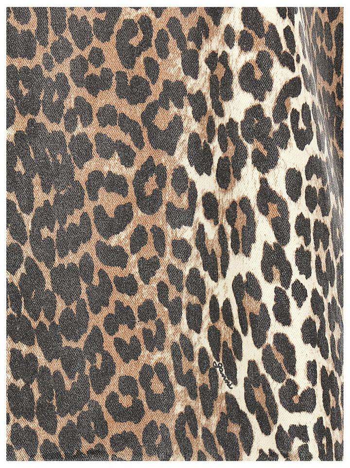 Leopard Mini Dress Abiti Multicolor