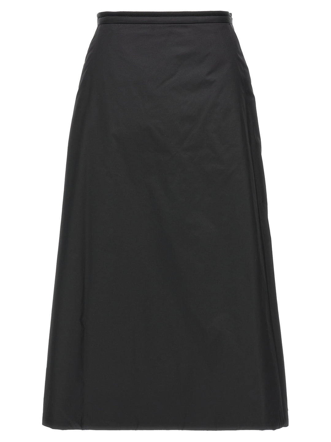 Padded Midi Skirt Gonne Nero