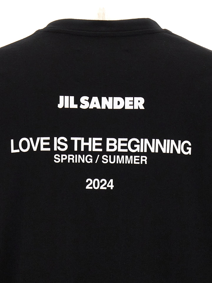 Love Is The Beginning T Shirt Bianco/Nero