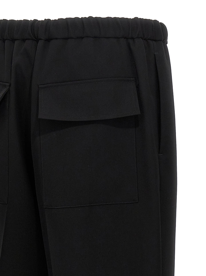 Wool Pantaloni Nero