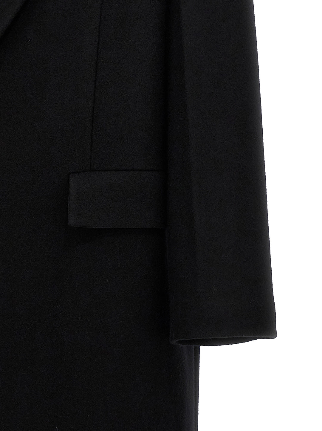 Single-Breasted Coat Trench E Impermeabili Nero