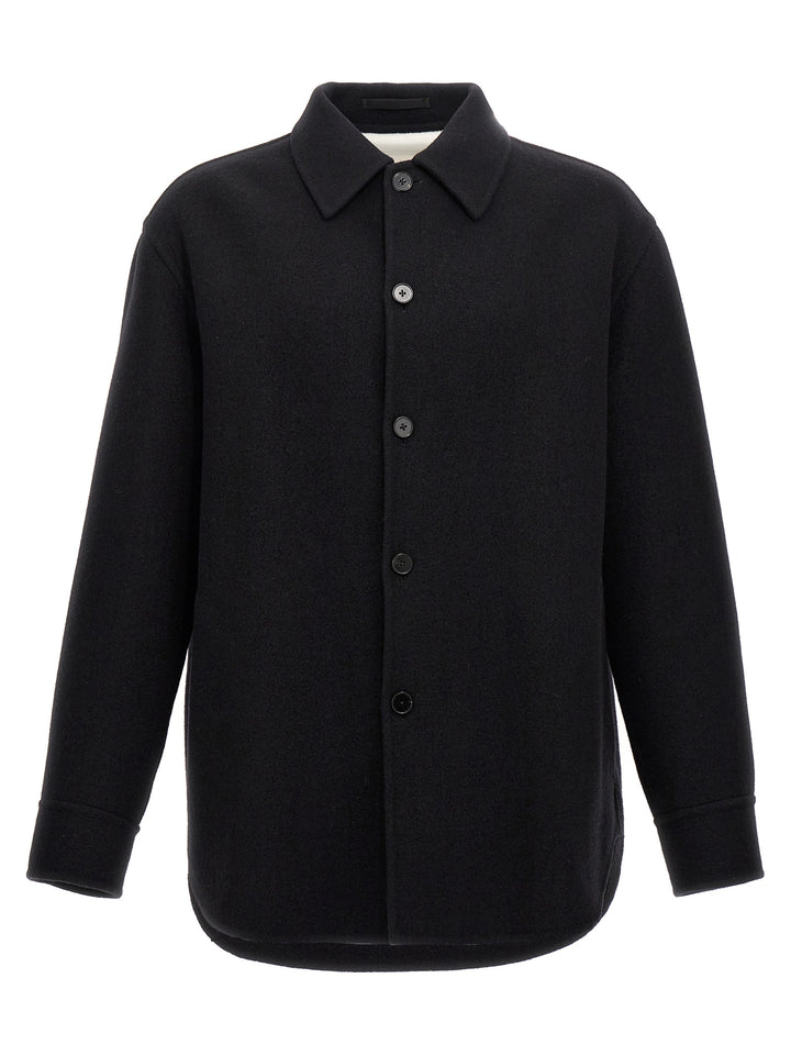 Wool Coat Trench E Impermeabili Nero