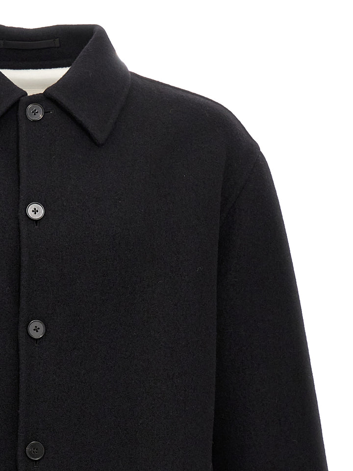 Wool Coat Trench E Impermeabili Nero