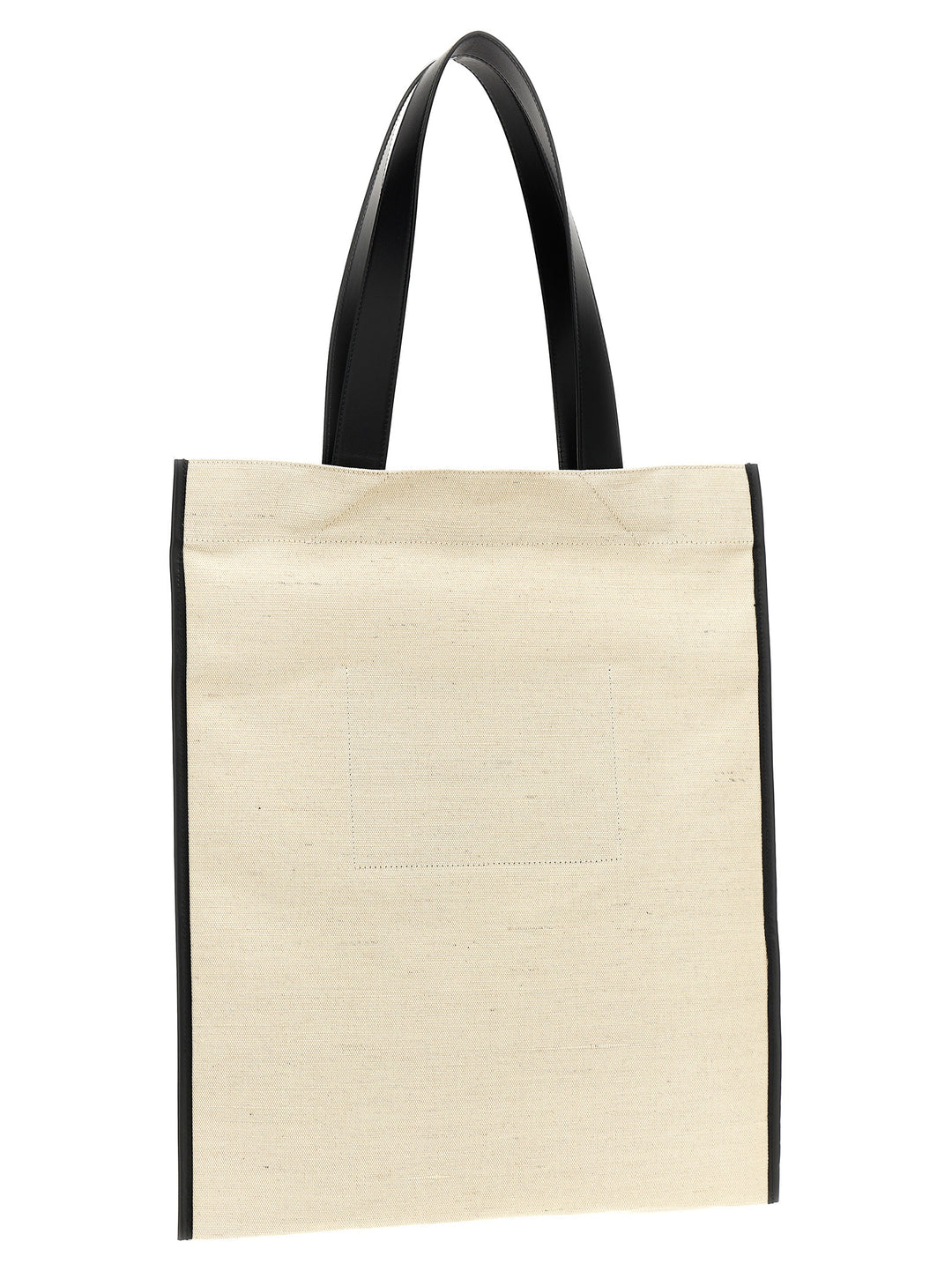 Flat Tote Bianco/Nero