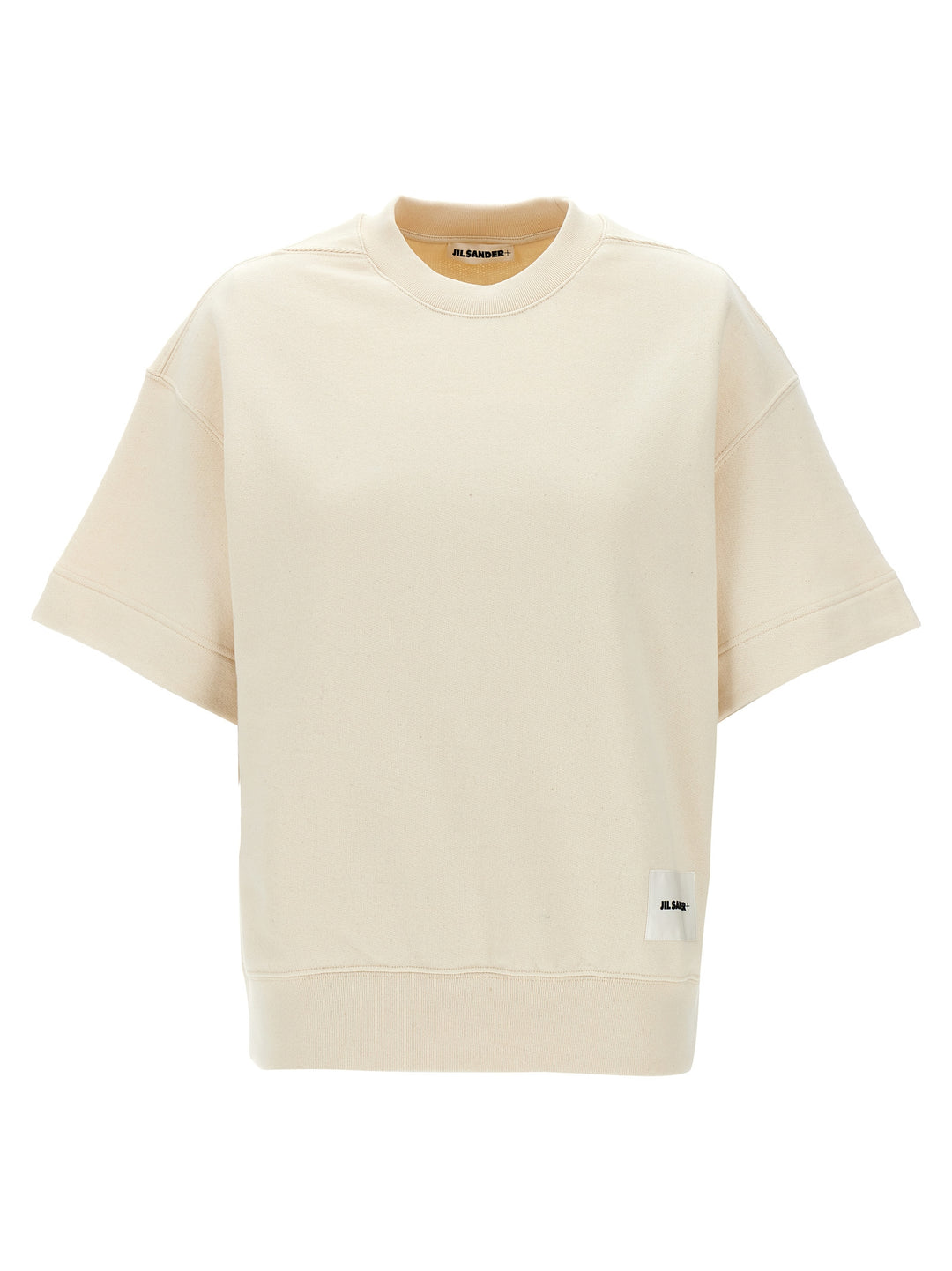 Short Sleeved Felpe Beige