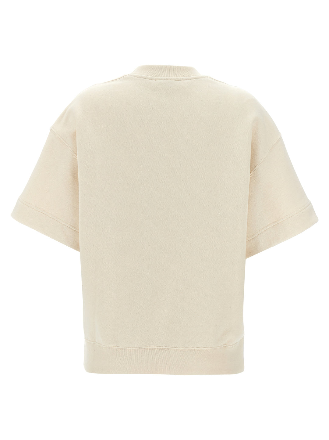 Short Sleeved Felpe Beige