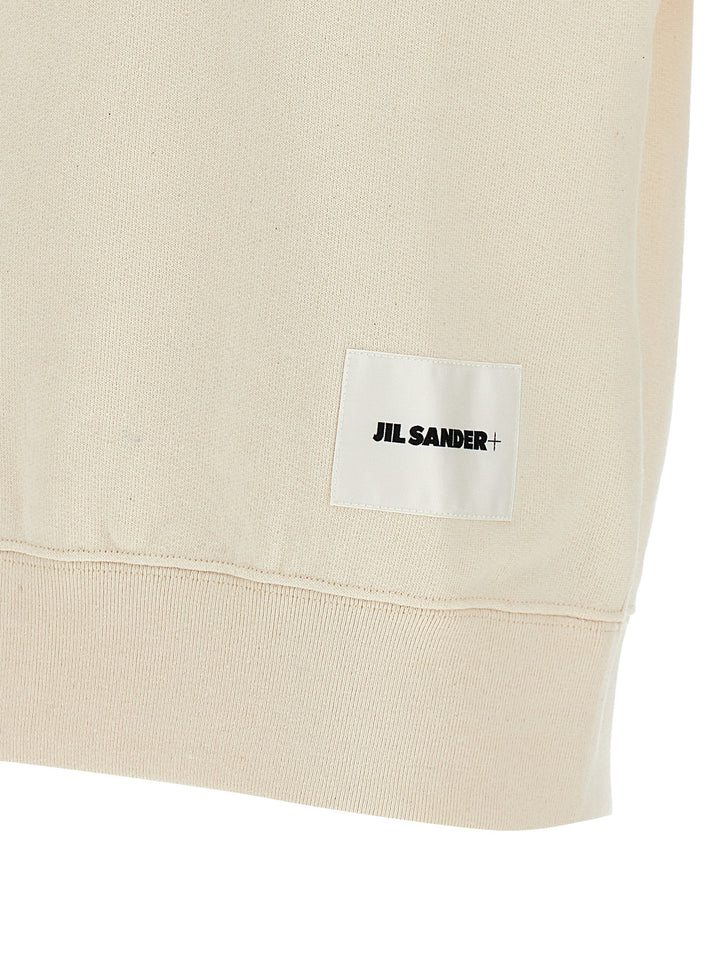 Short Sleeved Felpe Beige