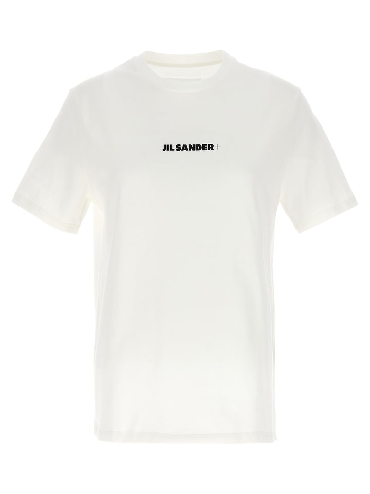 Logo Print T Shirt Bianco/Nero