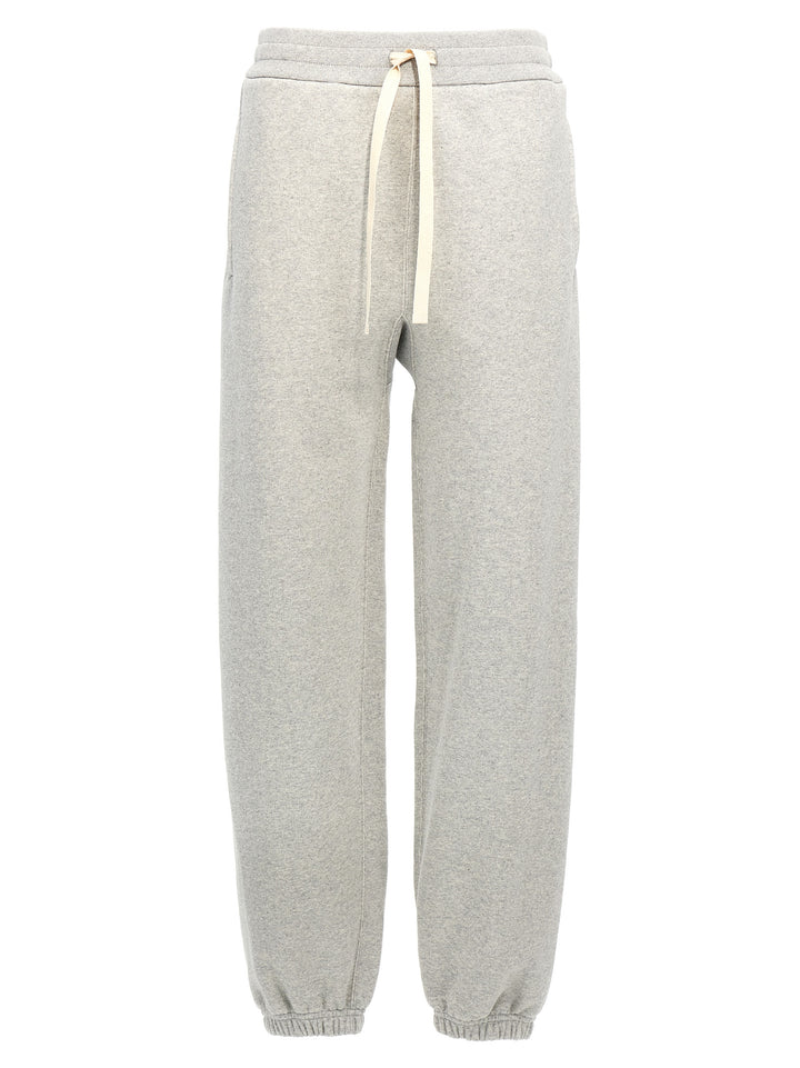 Cotton Joggers Pantaloni Grigio