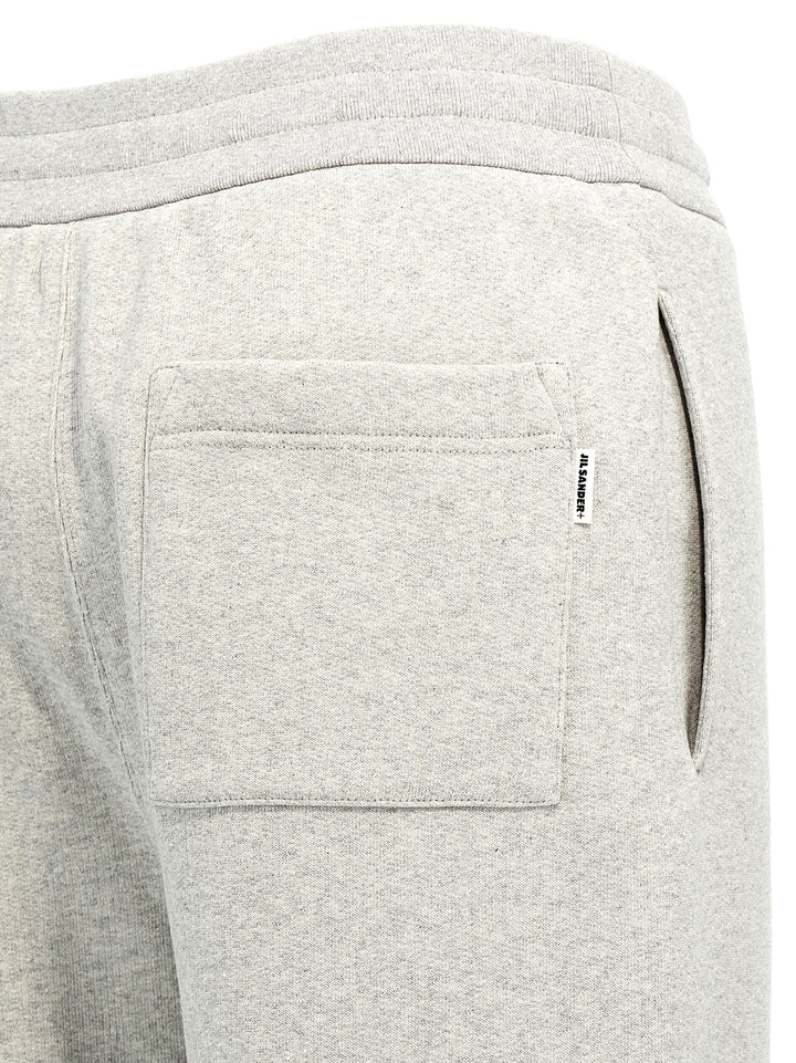 Cotton Joggers Pantaloni Grigio