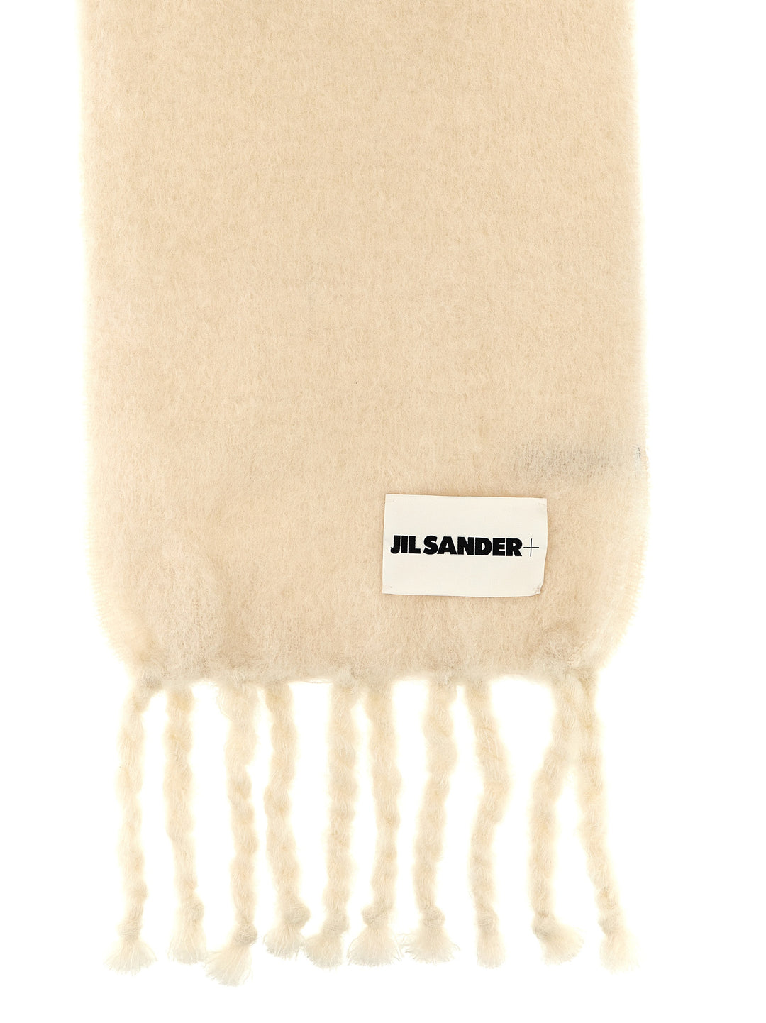 Logo Label Scarf Sciarpe Bianco