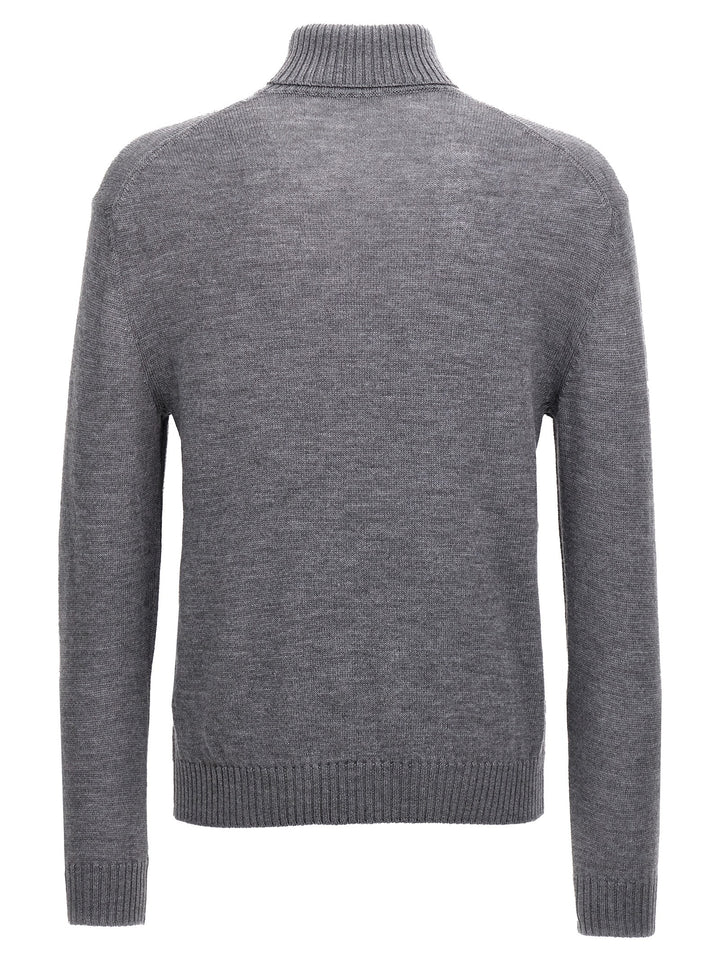 High Neck Sweater Maglioni Grigio