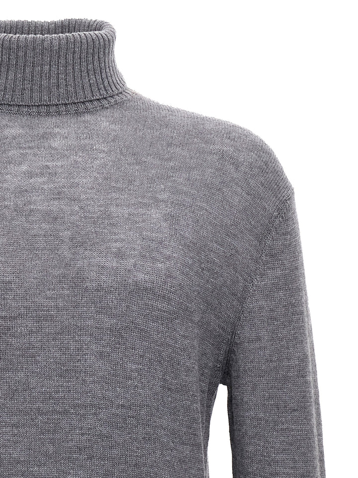 High Neck Sweater Maglioni Grigio