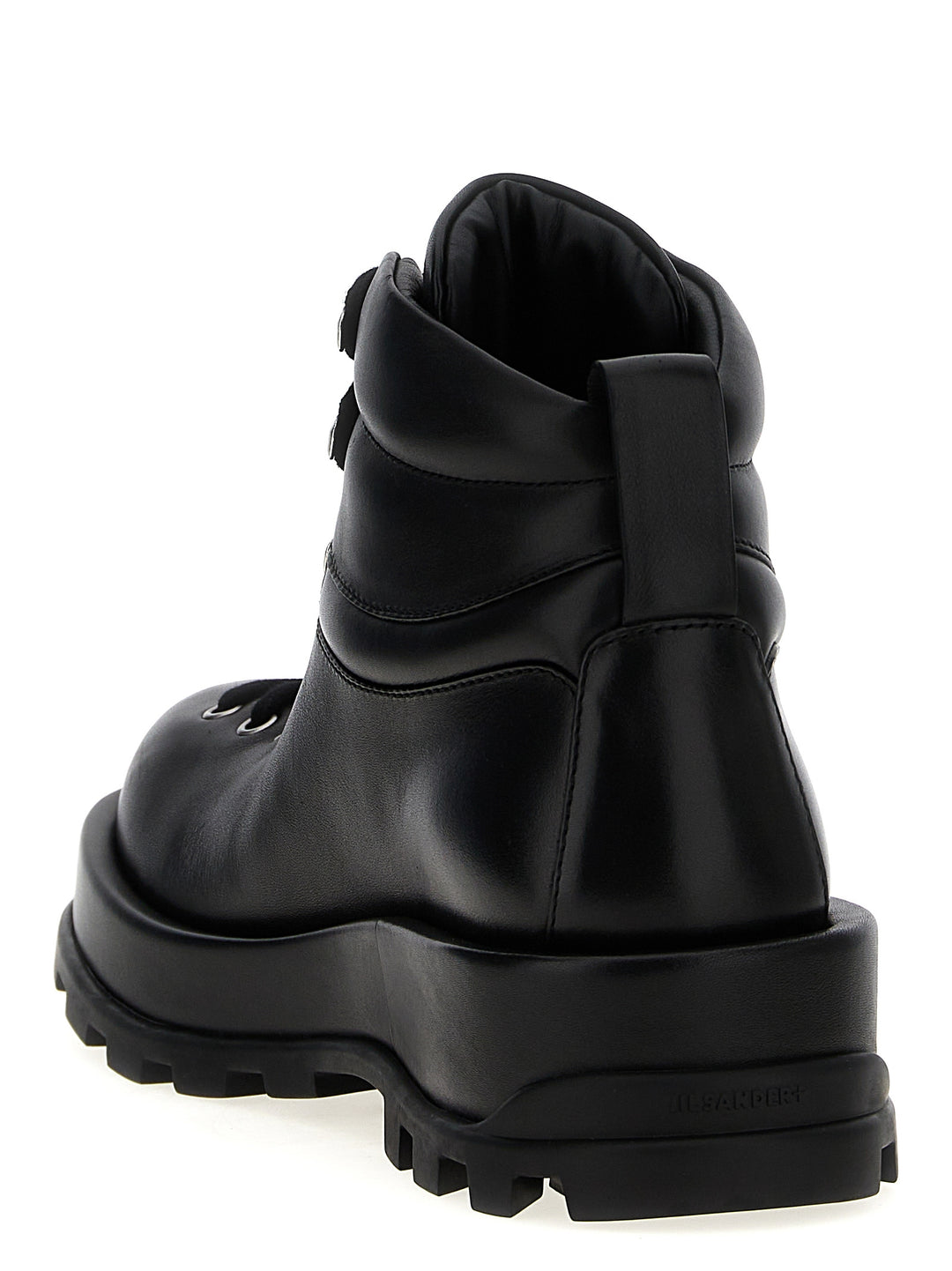 Leather Ankle Boots Stivali E Stivaletti Nero