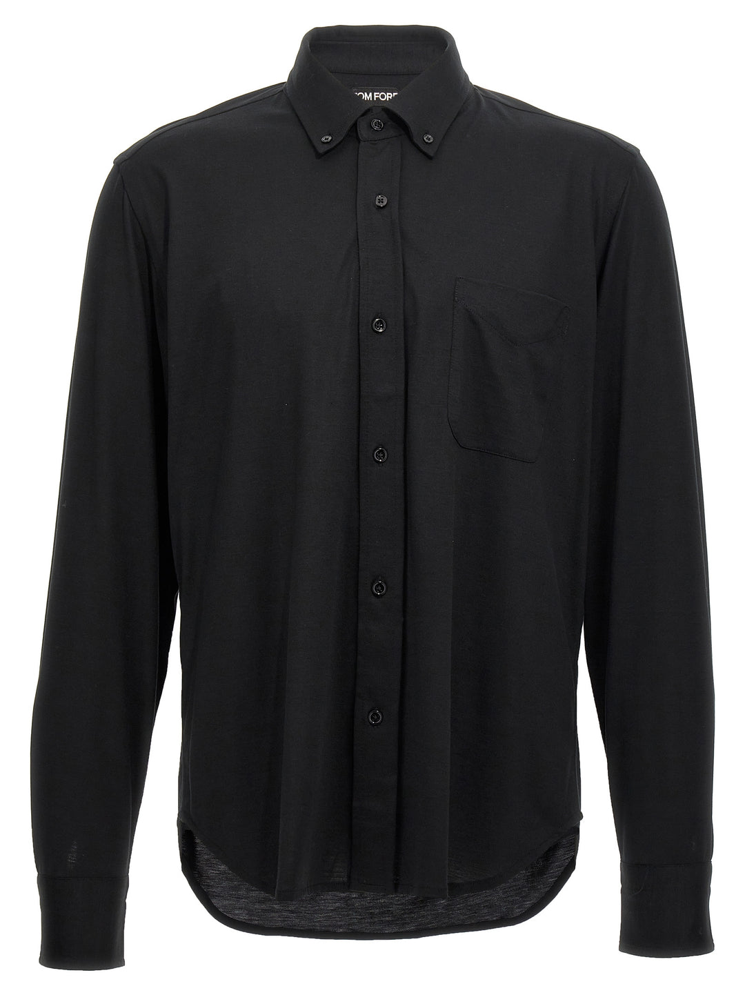 Cotton Silk Shirt Camicie Nero