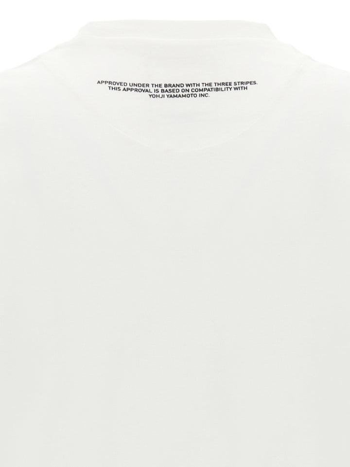 Logo Print T Shirt Bianco