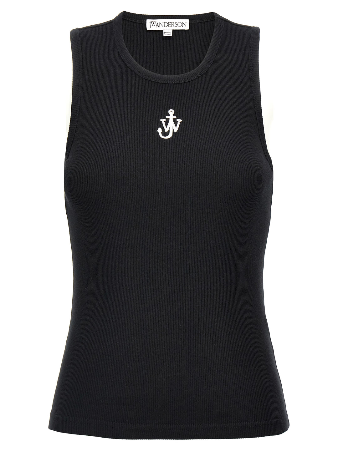 Anchor Embroidery Top Nero