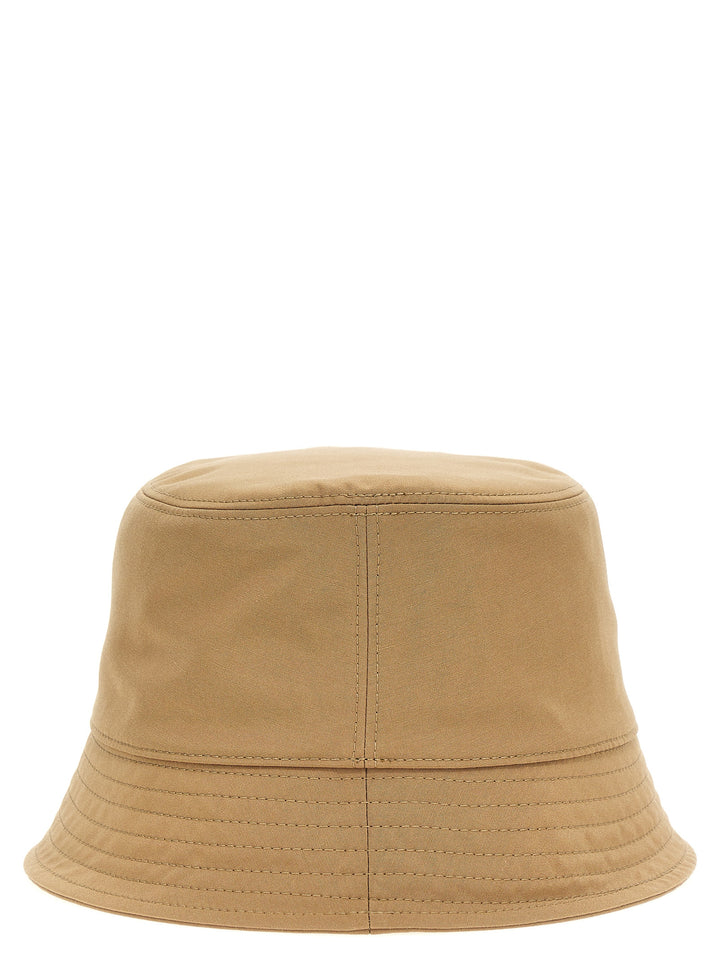 Logo Bucket Hat Cappelli Beige