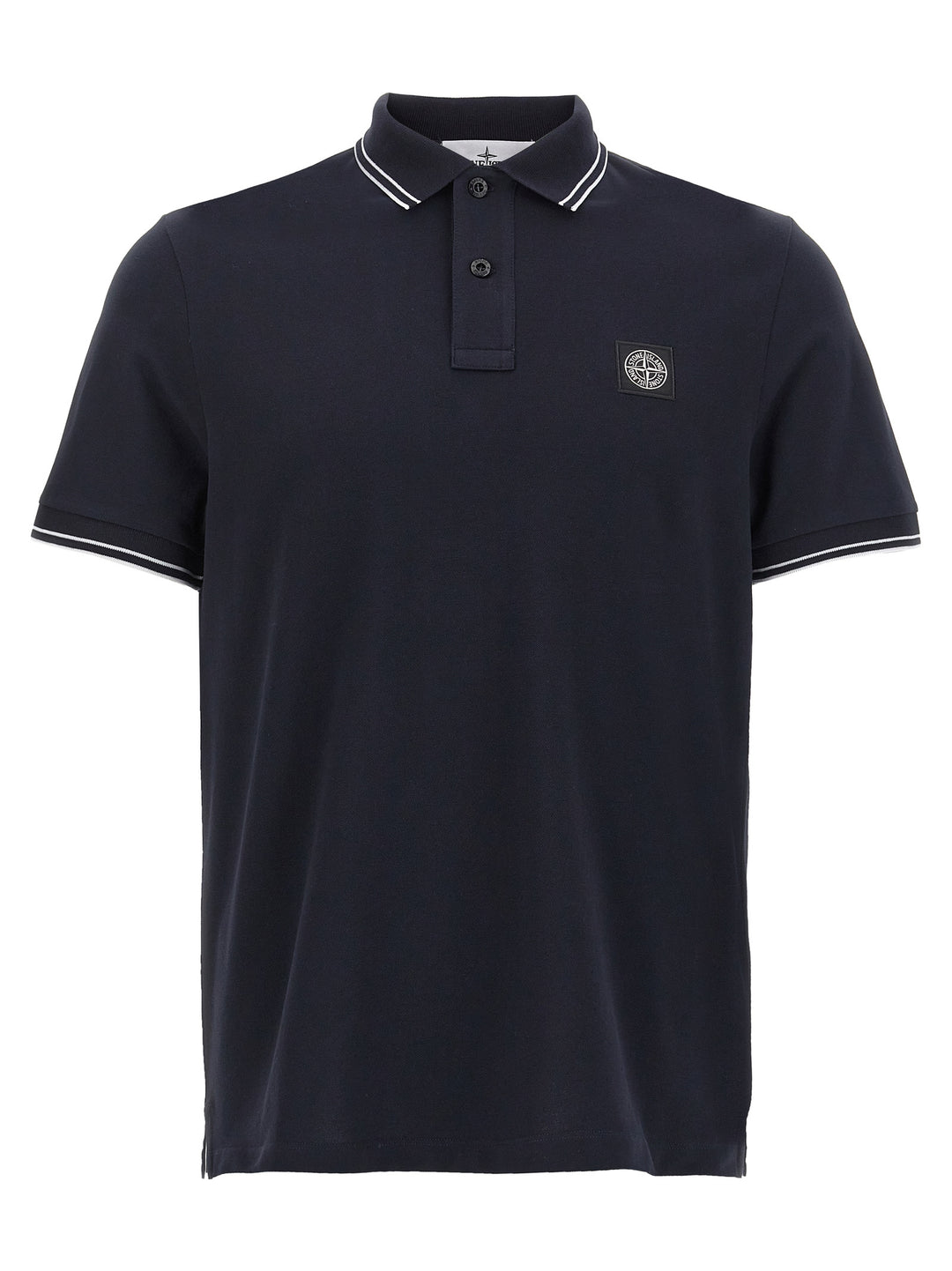 Logo Badge  Shirt Polo Blu