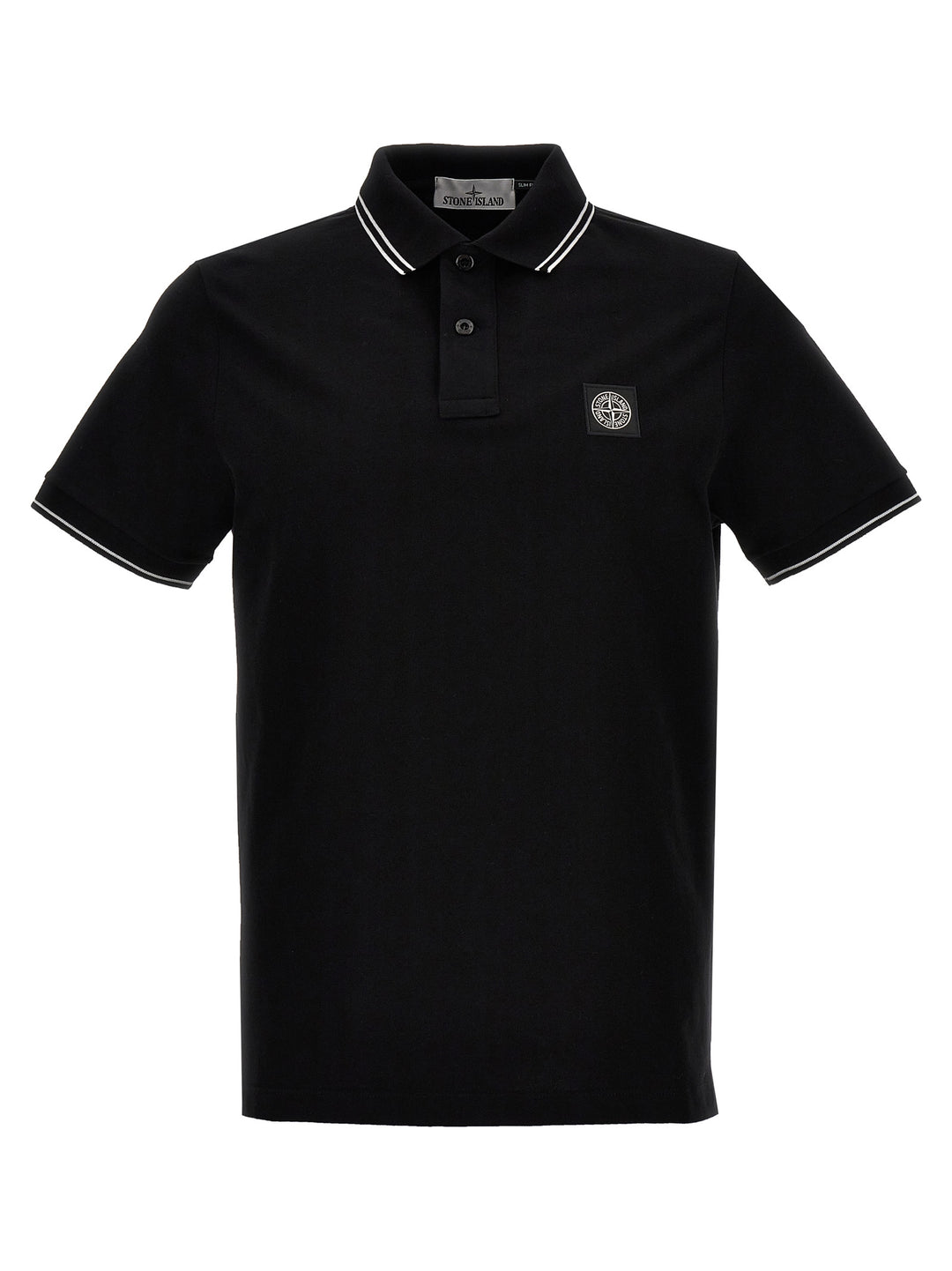 Logo Badge  Shirt Polo Nero