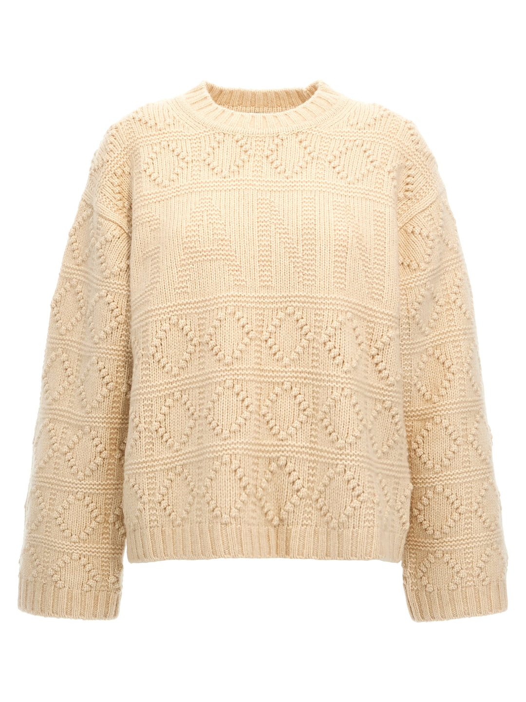 Bubble Knit Maglioni Beige